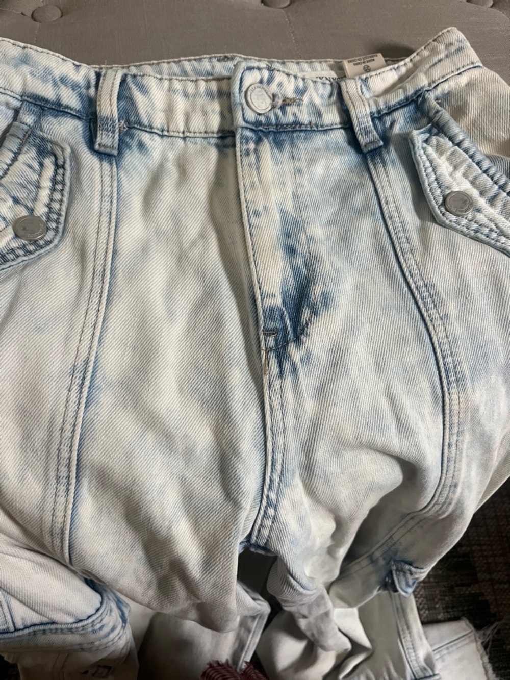 Blank NYC Light Blue Tie-Dye Denim Jeans